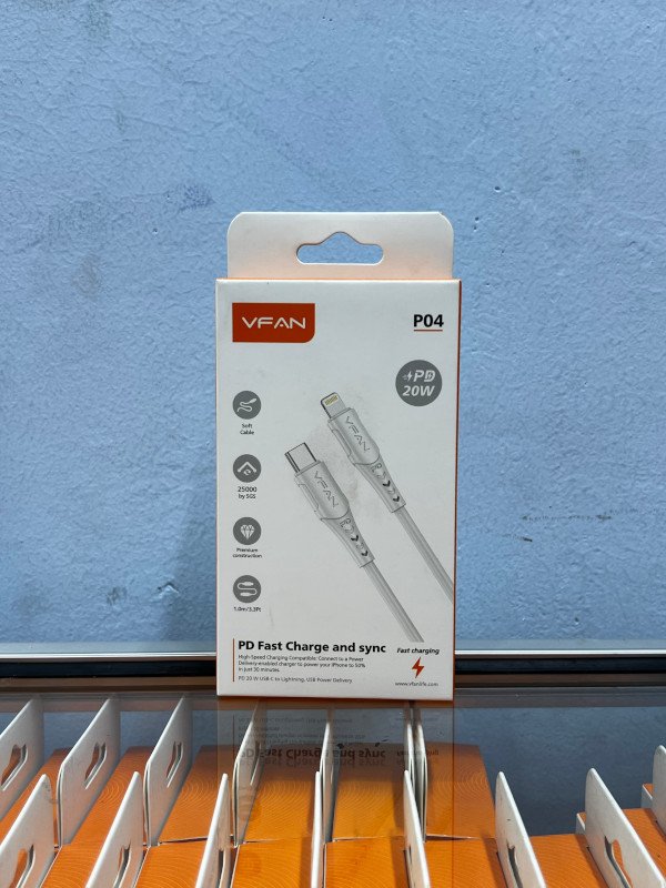 vfan usb c to lightning data cable